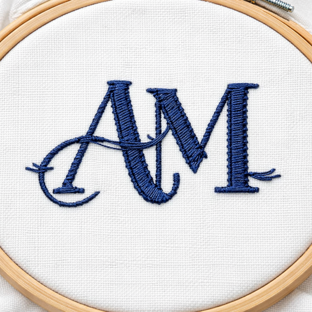 Nakışın arka yüzünde düzgün iplik yönetimi